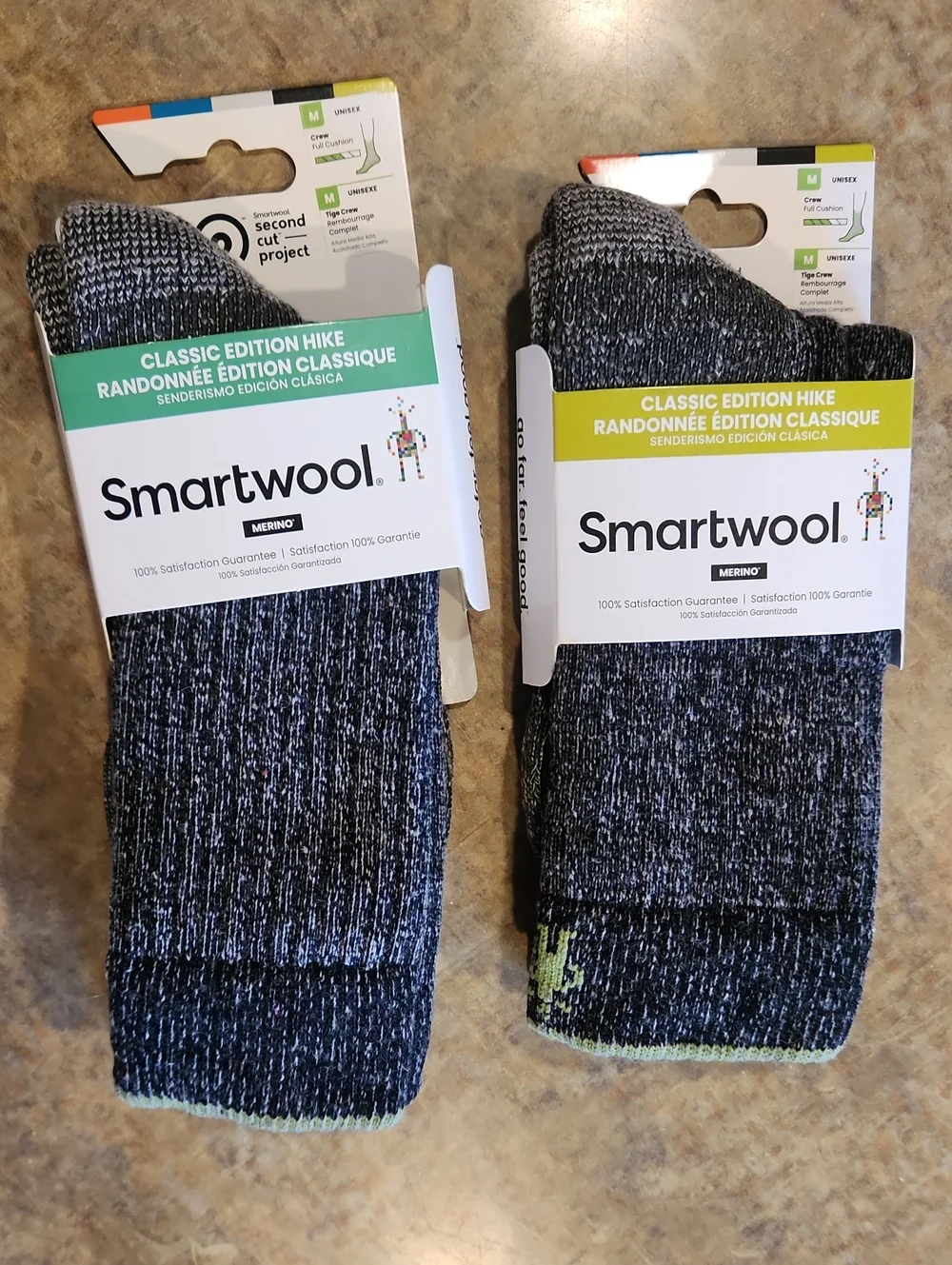 2 Pair Hike Socks